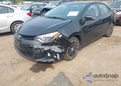 2015 Toyota Corolla S Plus from USA, damaged, VIN 2T1BURHE3FC415328
